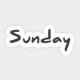 Sunday Sticker